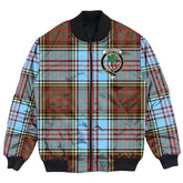 Clan Anderson Ancient Tartan Crest Bomber Jacket PR58 Anderson Ancient Tartan Tartan Bomber Jacket